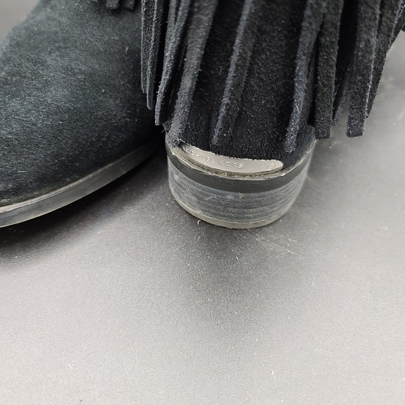 Michael Kors Suede Fringe Stud Boots 10 US - Picture 4 of 5